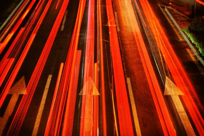 time lapse photography of road during nighttime